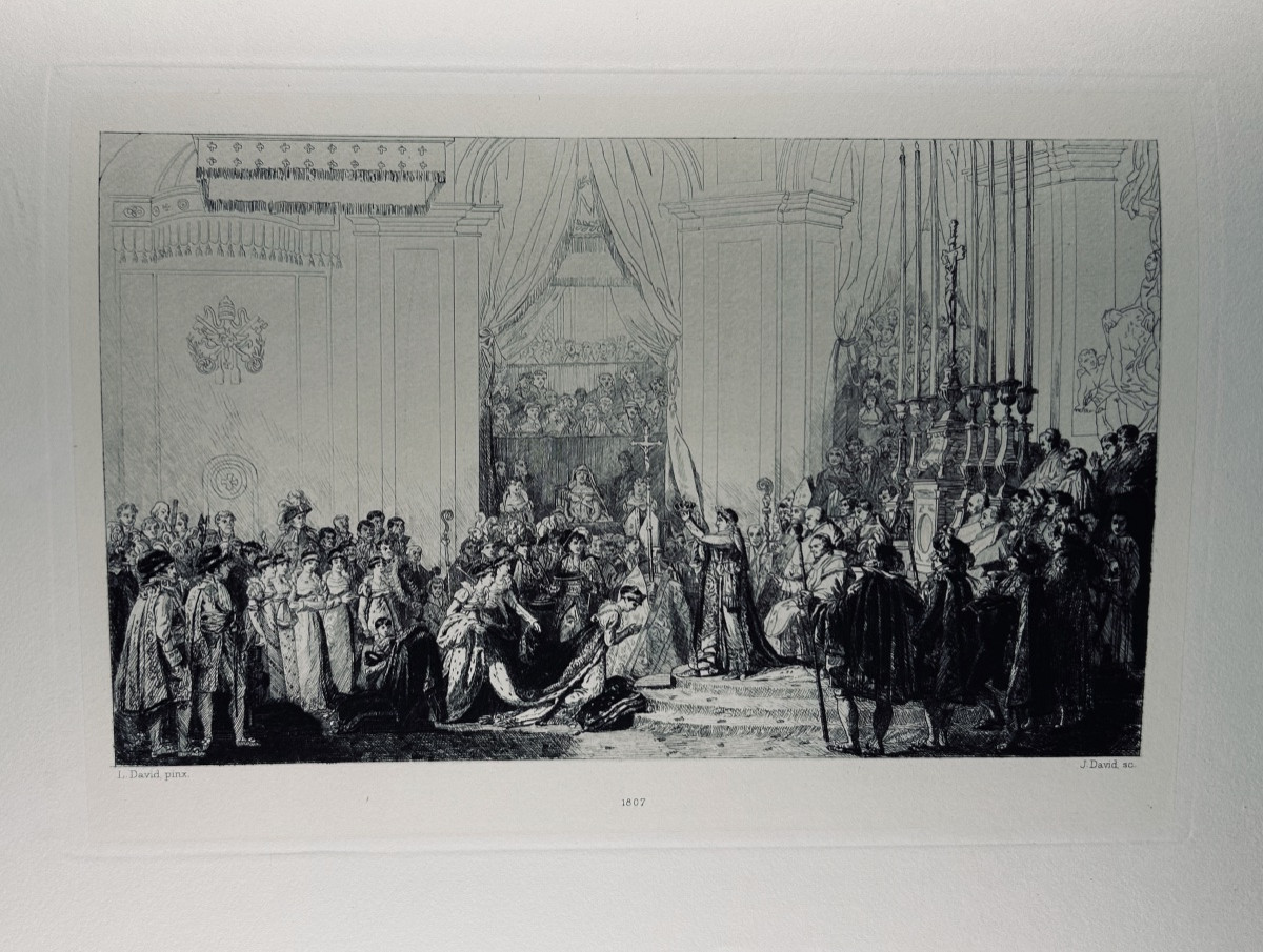 David (jules) - The Painter Louis David 1748-1825. Suite Of Eux-fortes. Victor-havard, 1882.-photo-7