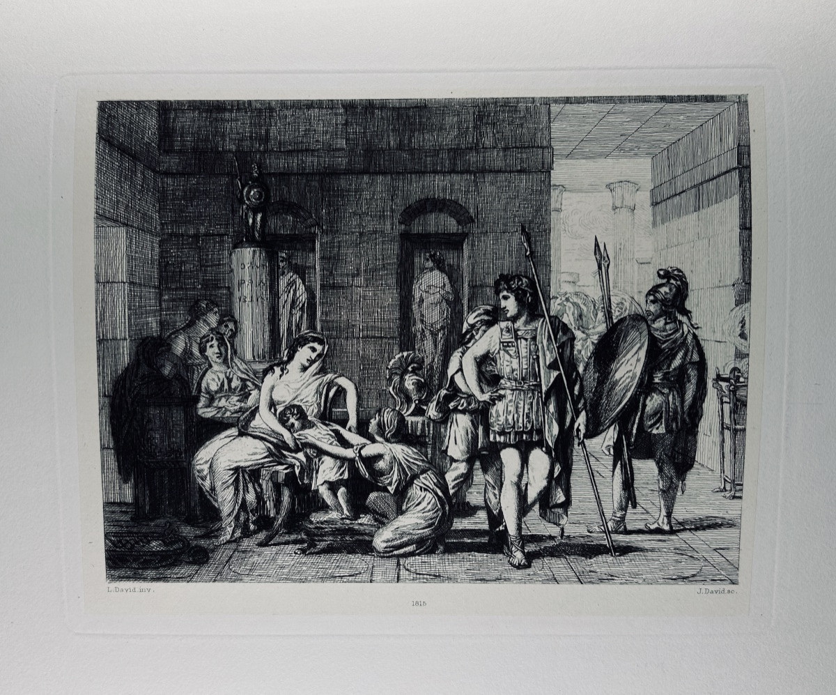 David (jules) - The Painter Louis David 1748-1825. Suite Of Eux-fortes. Victor-havard, 1882.-photo-8