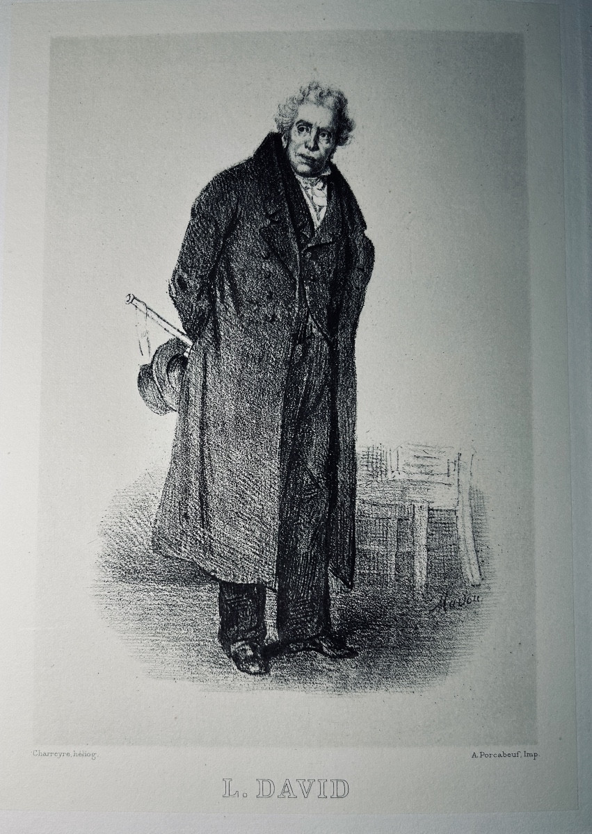 David (jules) - The Painter Louis David 1748-1825. Suite Of Eux-fortes. Victor-havard, 1882.