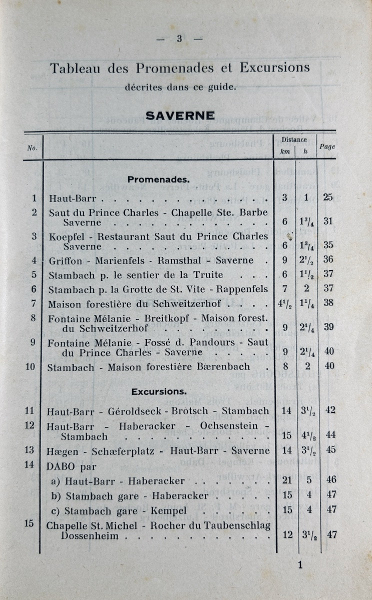 [saverne] - Guide To Saverne, Stambach, Lutzelbourg, Dabo, Wangenbourg, La Petite Pierre. 1927.-photo-4