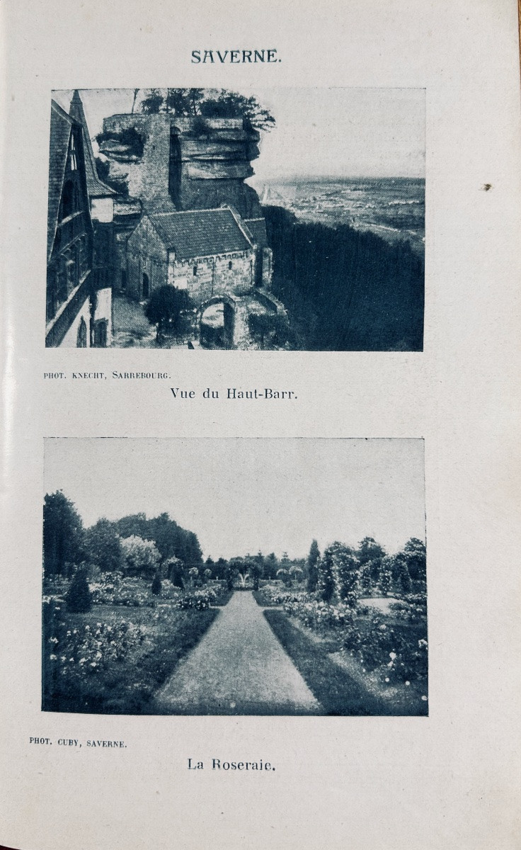 [saverne] - Guide To Saverne, Stambach, Lutzelbourg, Dabo, Wangenbourg, La Petite Pierre. 1927.-photo-1