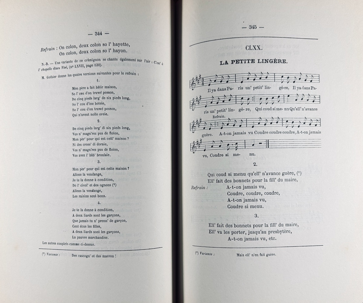 [terry (léonard), Chaumont (léopold)] - Collection Of Liège Folk Tunes. Liège, 1889.-photo-3