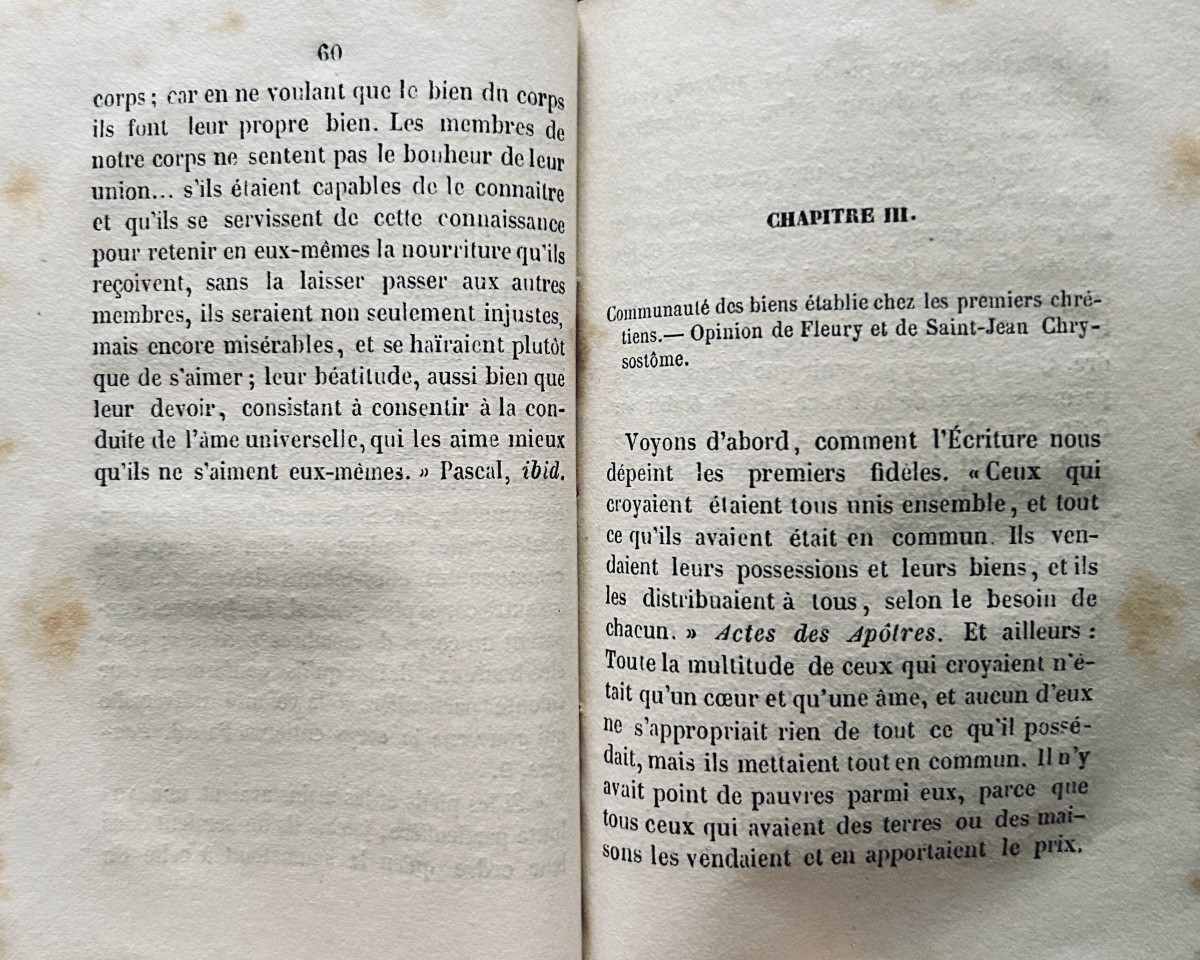 VILLEGARDELLE (F.) - Histoire des idées sociales avant la Révolution Française. Guarin, 1846.-photo-6