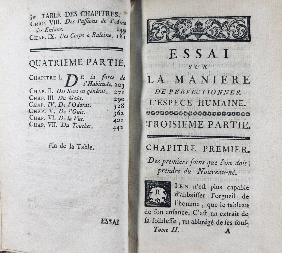 [VANDERMONDE (Charles-Augustin)] - Essai sur la manière de perfectionner l'espèce humaine. 1756-photo-2
