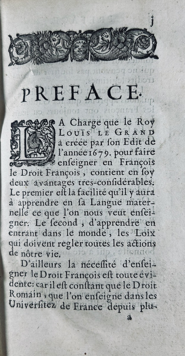 [DROIT] - LAUNAY (François de) - Commentaire sur les institutes coutumiers. 1688.-photo-2