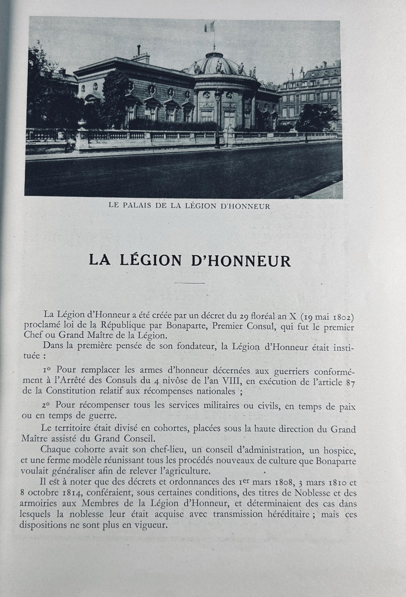 Legion Of Honor Committee - Legion Of Honour. Official Directory. Aristide Quillet, 1929.-photo-2