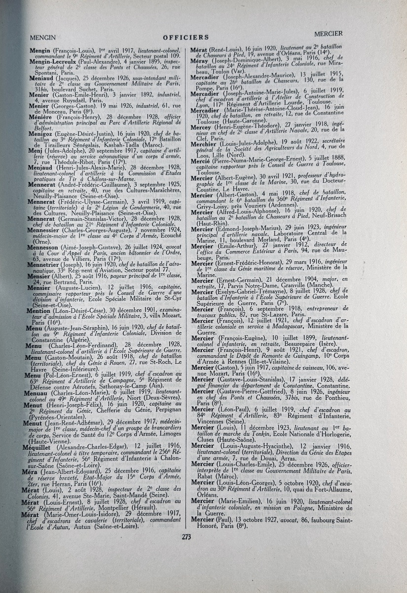 Legion Of Honor Committee - Legion Of Honour. Official Directory. Aristide Quillet, 1929.-photo-6