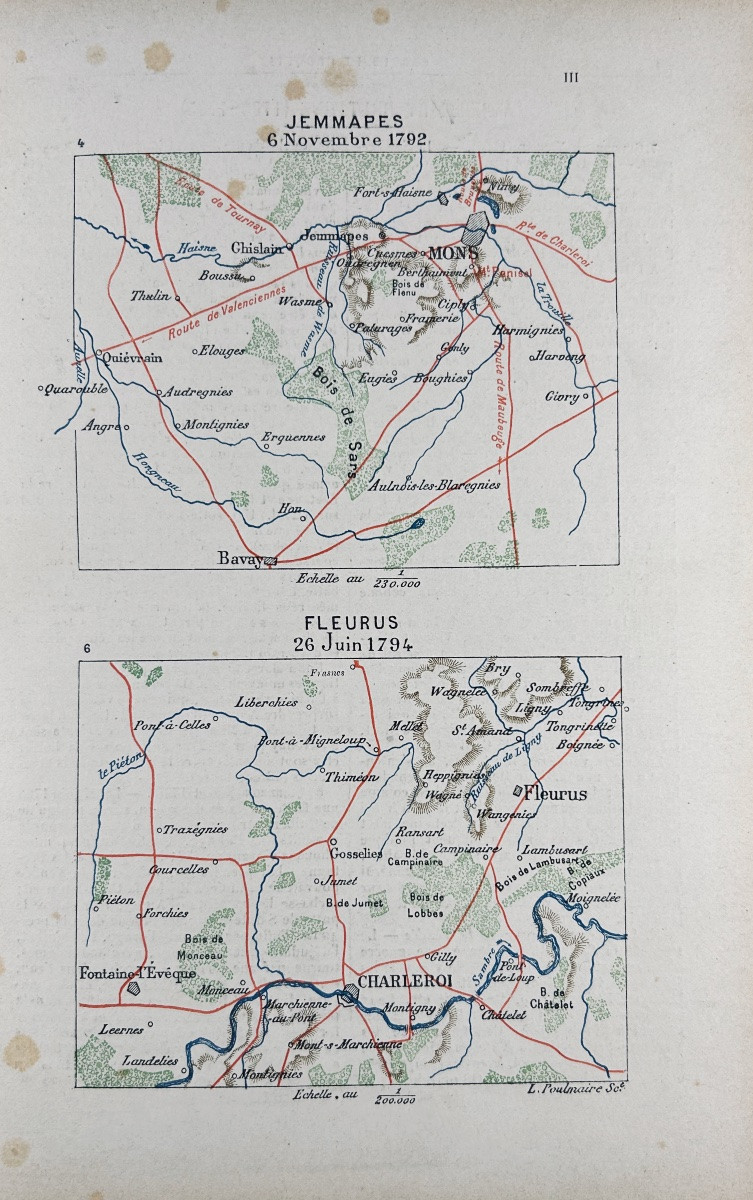 Jalliffier & Buchner - Maps And Sketches Of The Countryside From 1789 To The Present Day. Garnier, Circa 1891.-photo-3