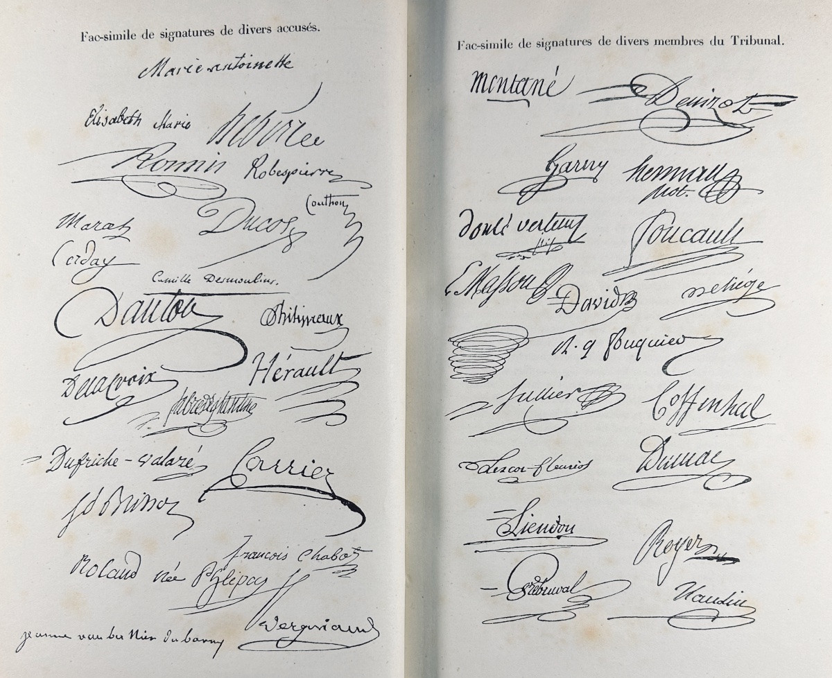 CAMPARDON (Émile) - Le tribunal révolutionnaire de Paris. Plon, 1866. Reliures demi-veau beige.-photo-3