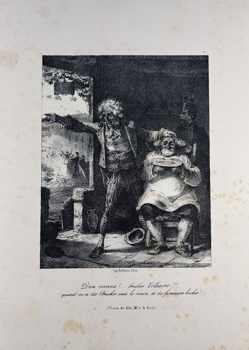 CHARLET - Album de 54 lithographies de Nicolas Charlet. Alliance des Arts, vers 1860.-photo-3