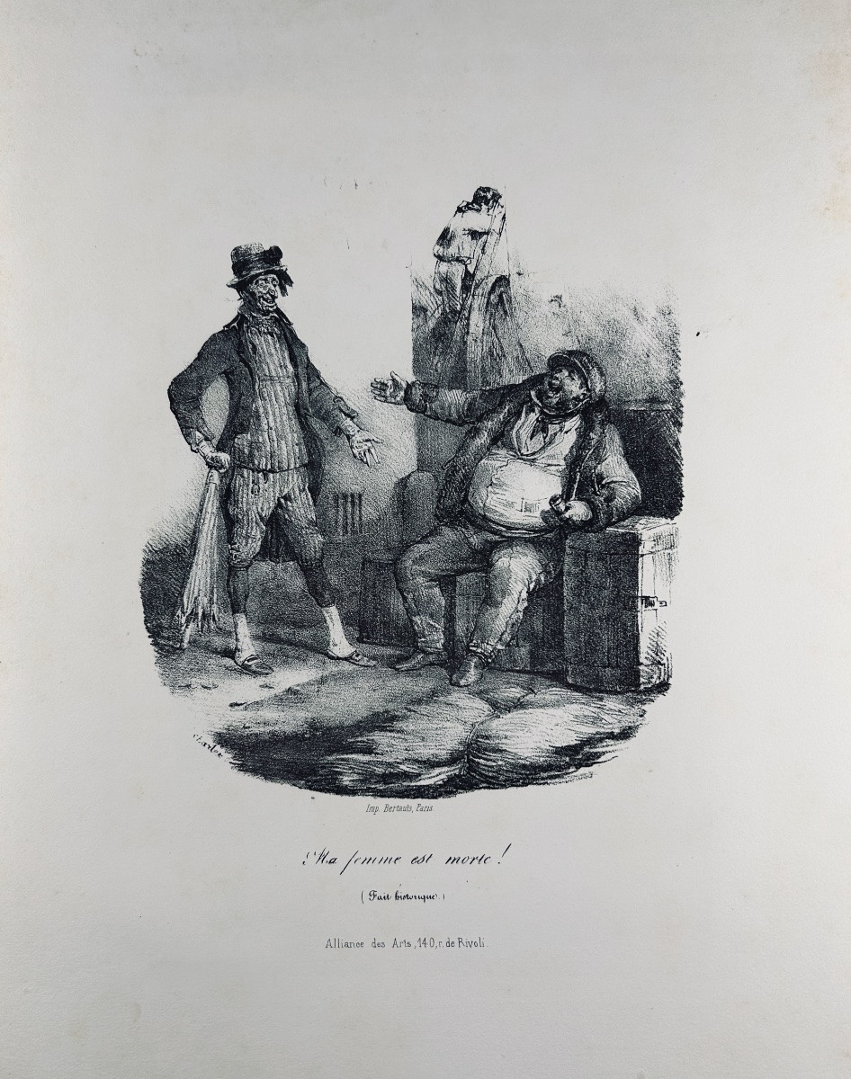 CHARLET - Album de 54 lithographies de Nicolas Charlet. Alliance des Arts, vers 1860.-photo-3