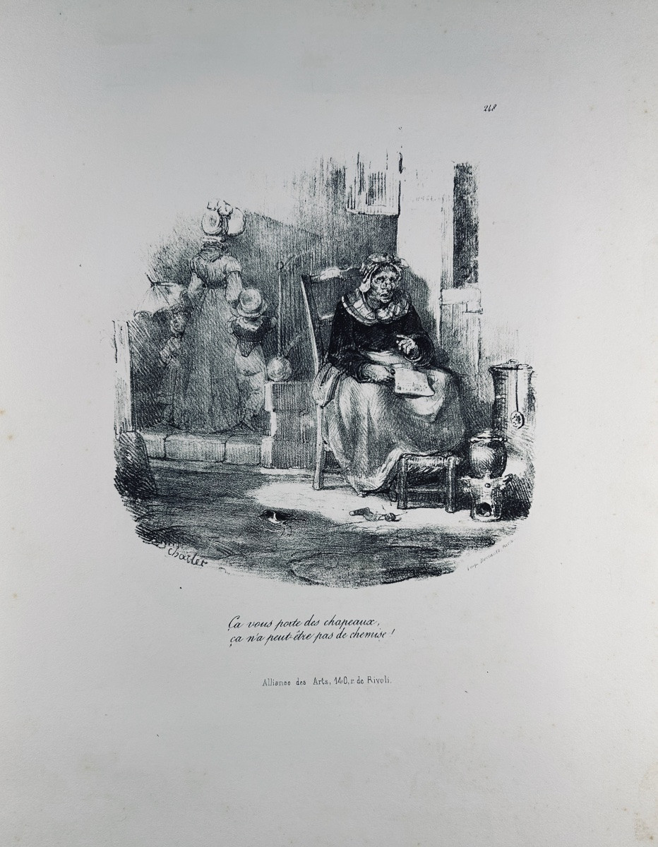 CHARLET - Album de 54 lithographies de Nicolas Charlet. Alliance des Arts, vers 1860.-photo-5