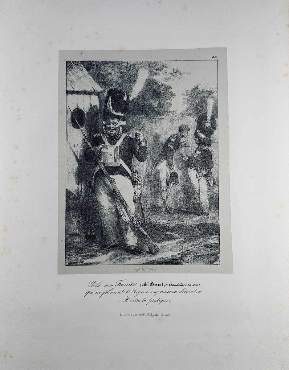 CHARLET - Album de 54 lithographies de Nicolas Charlet. Alliance des Arts, vers 1860.-photo-7