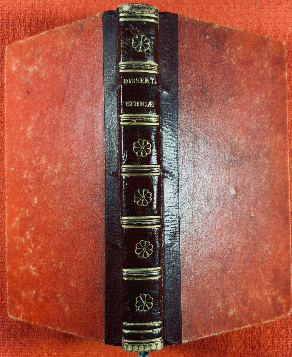 SINAPIO (Daniele) - Dissertationes ethicae. Chez Francis Hack, 1645, reliure du 19ème siècle.-photo-6