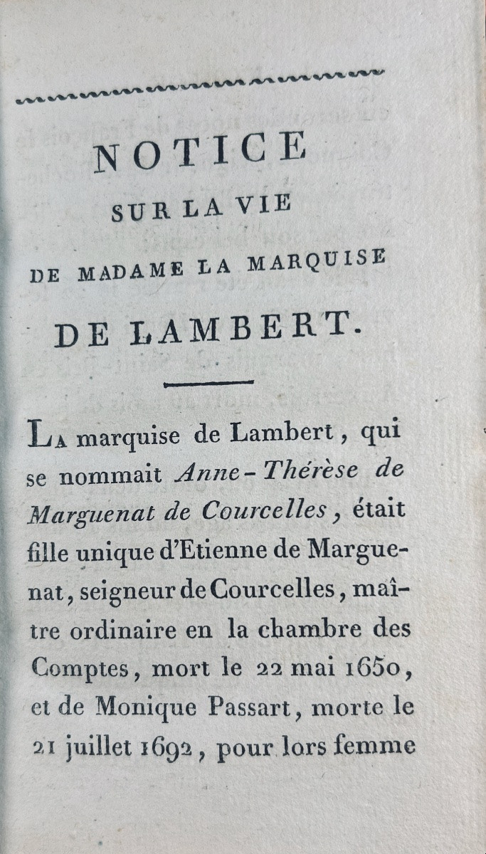Lambert (marquise De) - Advice From A Mother To Her Son And Daughter. At Louis's, 1804. Bound.-photo-2