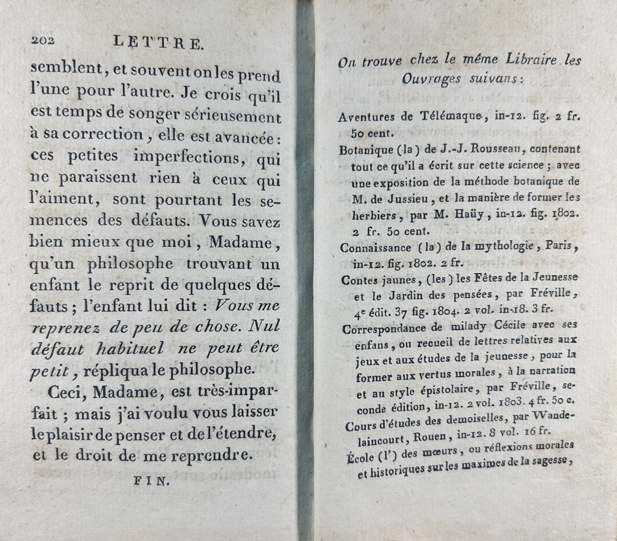 Lambert (marquise De) - Advice From A Mother To Her Son And Daughter. At Louis's, 1804. Bound.-photo-4