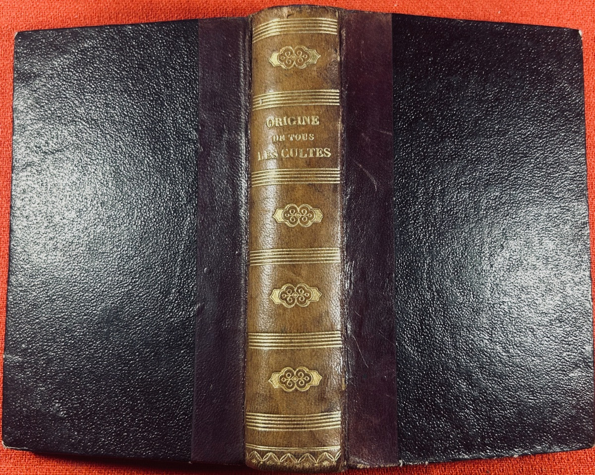 DUPUIS (Charles-François) - Abrégé de l'origine de tous les cultes. 1835, reliure d'époque.-photo-6