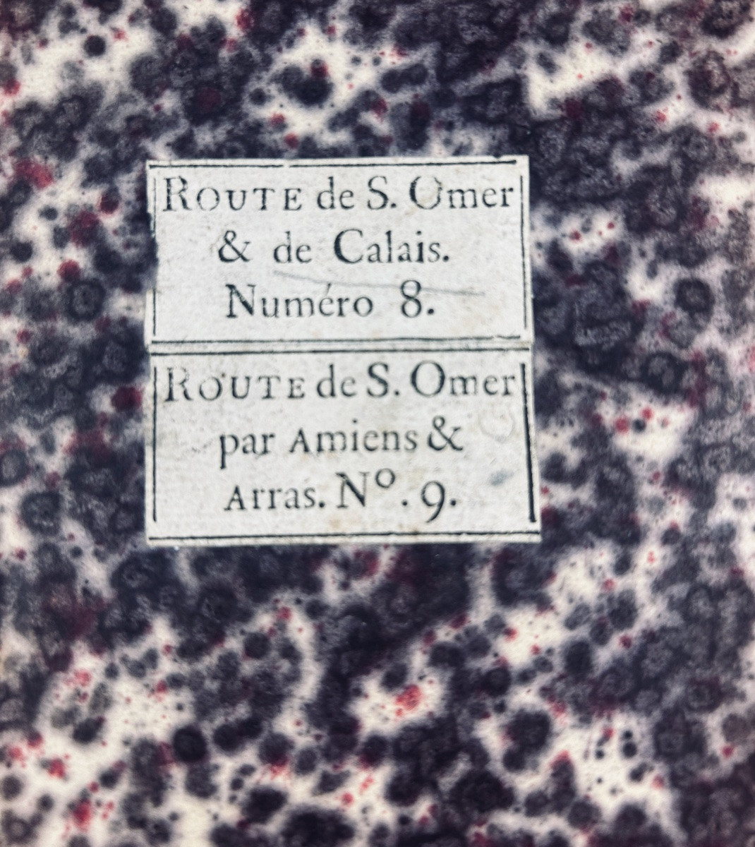 DENIS (Géographe) - Le conducteur français. Route de Saint-Omer & de Calais. Chez Ribou, 1787.-photo-2