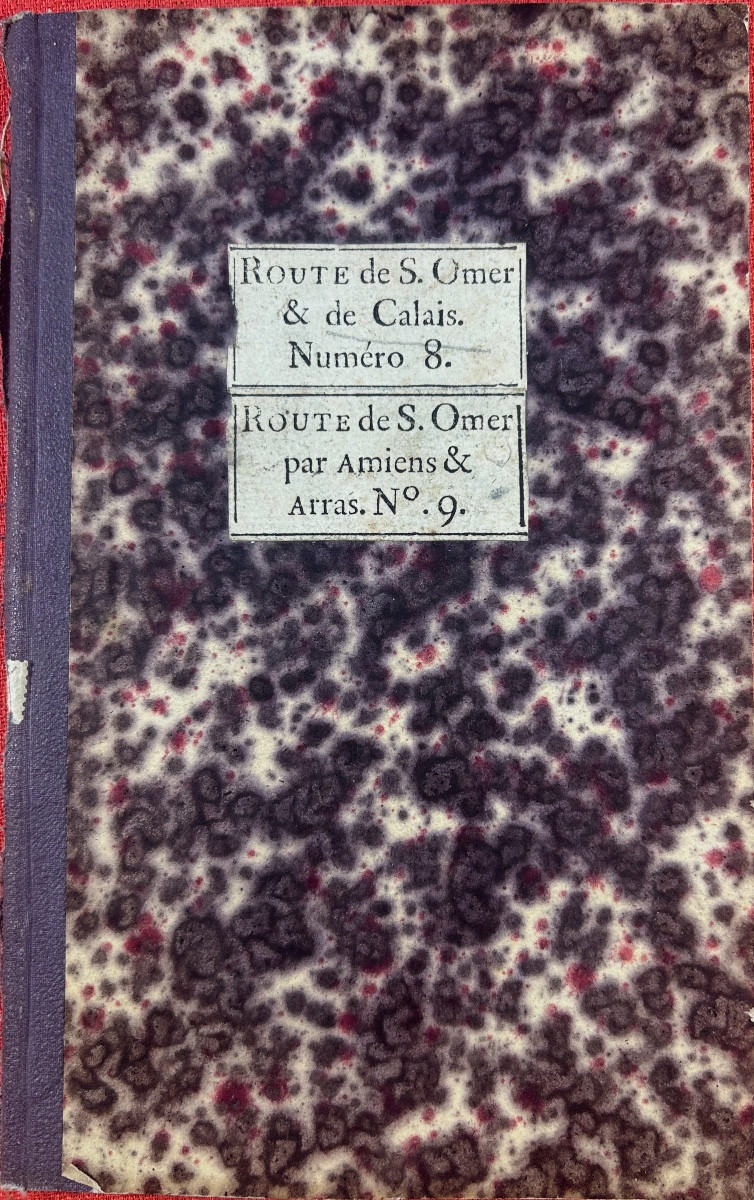 DENIS (Géographe) - Le conducteur français. Route de Saint-Omer & de Calais. Chez Ribou, 1787.