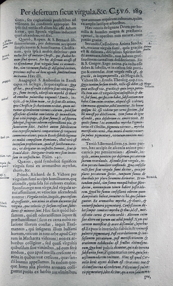 CORNELIUS A LAPIDE - Commentarii in Canticum Canticorum. Lyon, Chez Gabriel Boissat, 1637.-photo-3