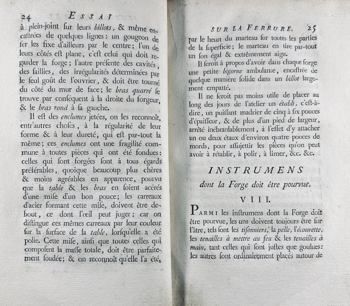 Bourgelat (claude) - Theoretical And Practical Essay On Ironwork. Imprimerie Nationale, 1771.-photo-4