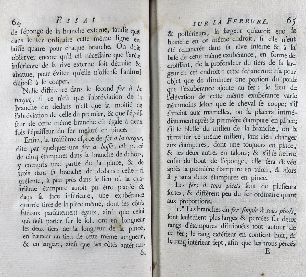 Bourgelat (claude) - Theoretical And Practical Essay On Ironwork. Imprimerie Nationale, 1771.-photo-4