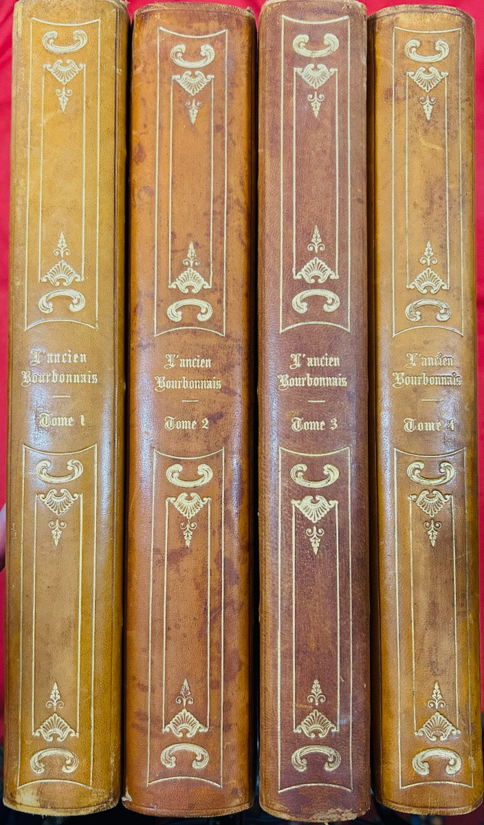 ALLIER - MICHEL - CHENAVARD - L'ancien Bourbonnais. Crépin-Leblond, 1934, reliures d'époque.-photo-4