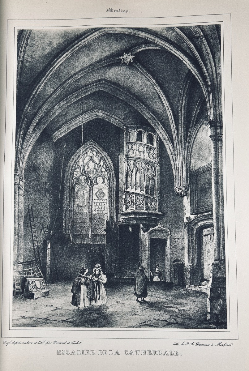 ALLIER - MICHEL - CHENAVARD - L'ancien Bourbonnais. Crépin-Leblond, 1934, reliures d'époque.-photo-4