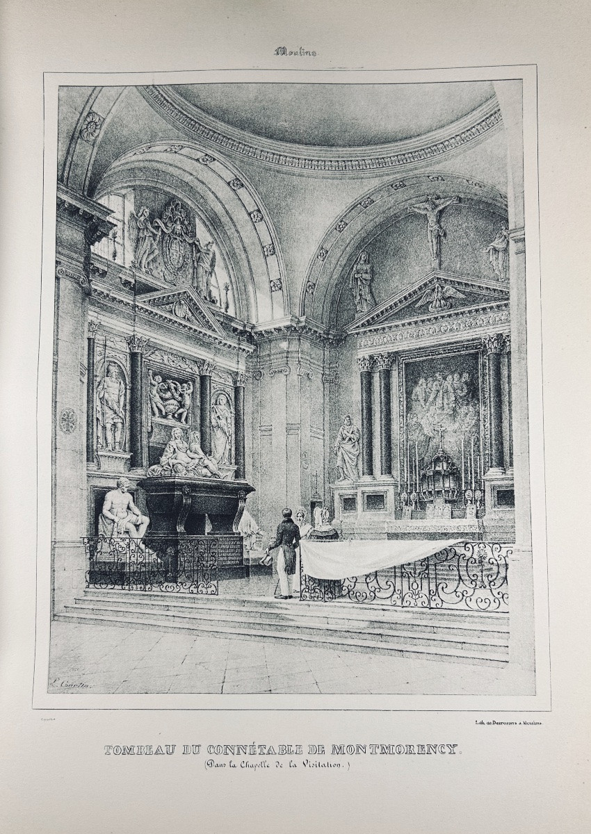 ALLIER - MICHEL - CHENAVARD - L'ancien Bourbonnais. Crépin-Leblond, 1934, reliures d'époque.-photo-5