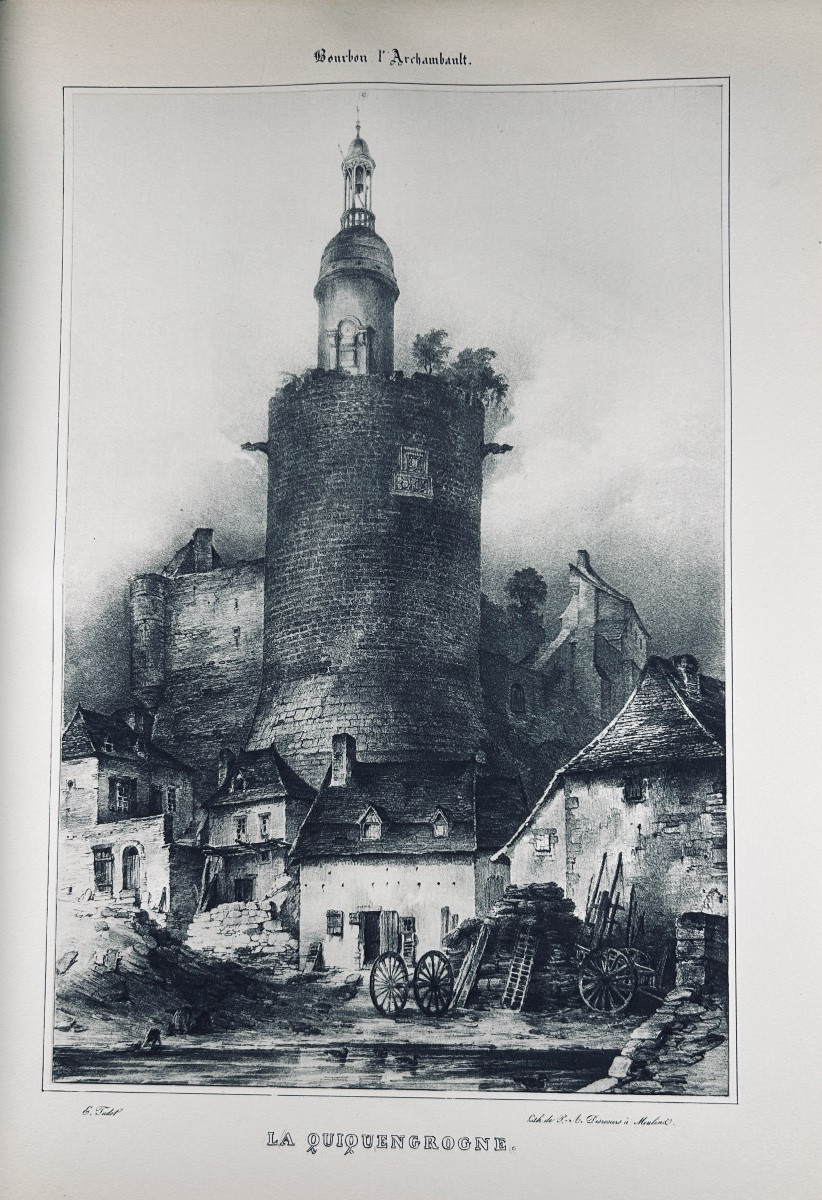 ALLIER - MICHEL - CHENAVARD - L'ancien Bourbonnais. Crépin-Leblond, 1934, reliures d'époque.-photo-7