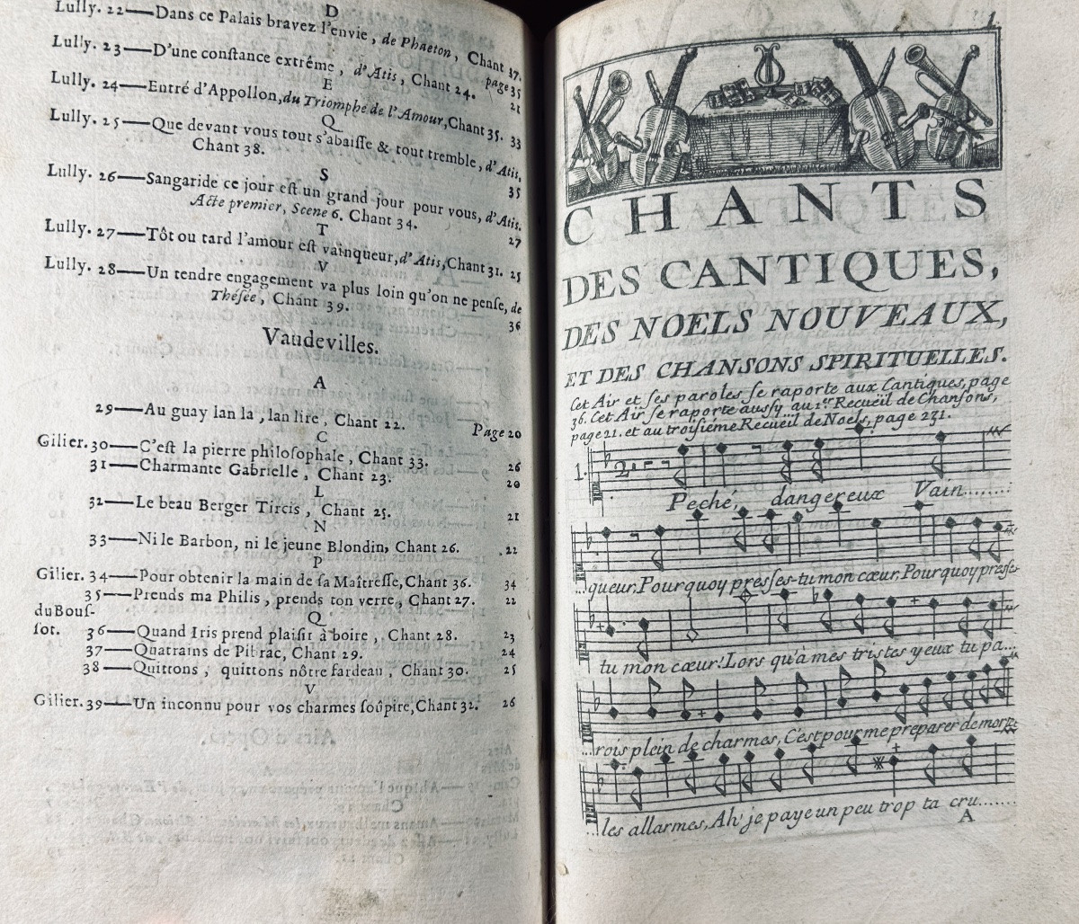 Pellegrin (abbot Simon-joseph) - Spiritual Canticles. Le Clerc, 1728, Contemporary Binding.-photo-6