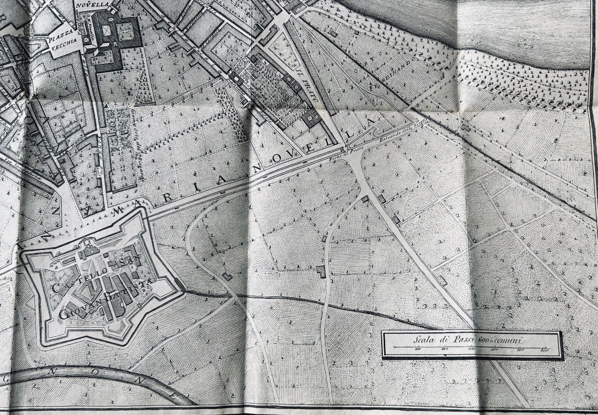 MOLINI (Giuseppe) - Pianta della cita di Firenze. Florence, Presso Molini, vers 1820, plié.-photo-6