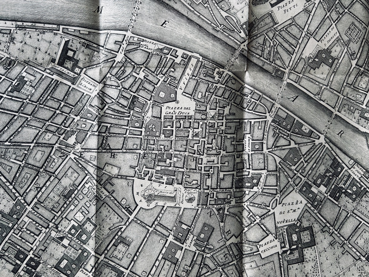 MOLINI (Giuseppe) - Pianta della cita di Firenze. Florence, Presso Molini, vers 1820, plié.-photo-7