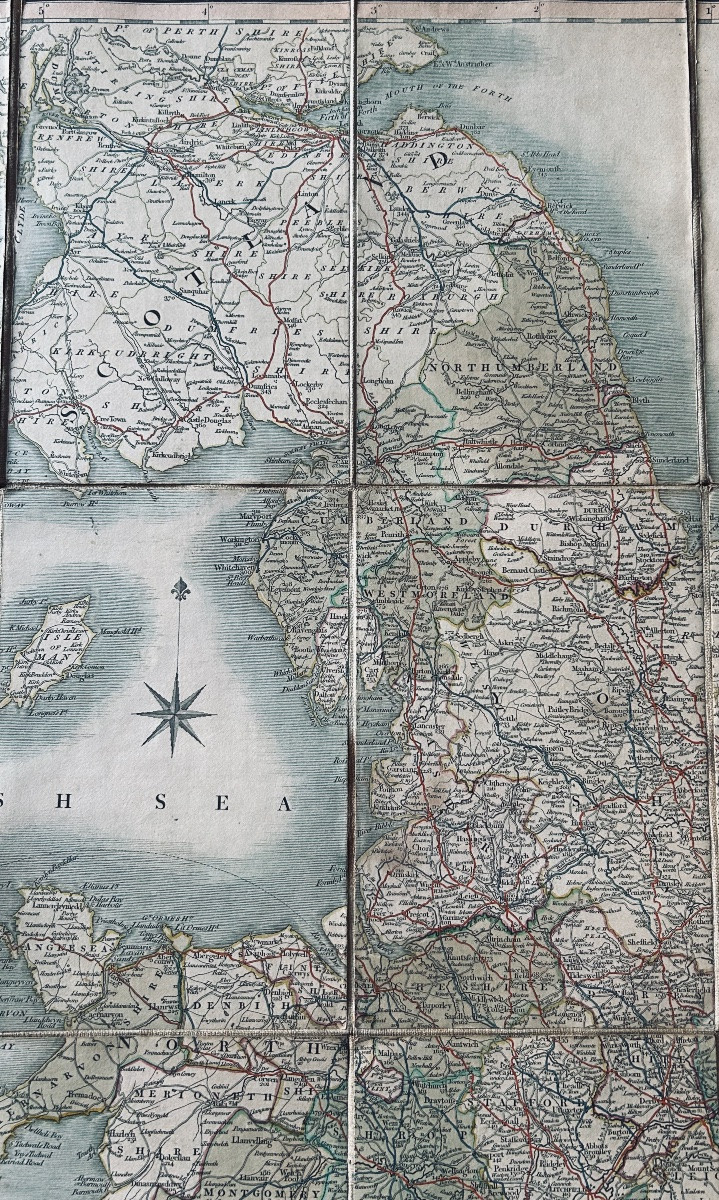 Cary - Cary's Reduction Of His Large Map Of England And Wales With Part Of Scotland. 1818-photo-3