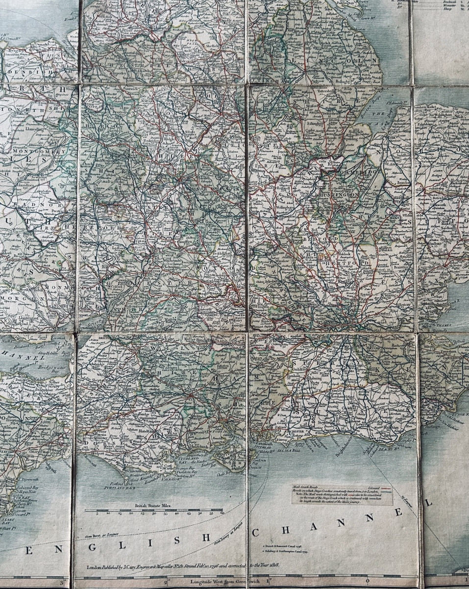 Cary - Cary's Reduction Of His Large Map Of England And Wales With Part Of Scotland. 1818-photo-2