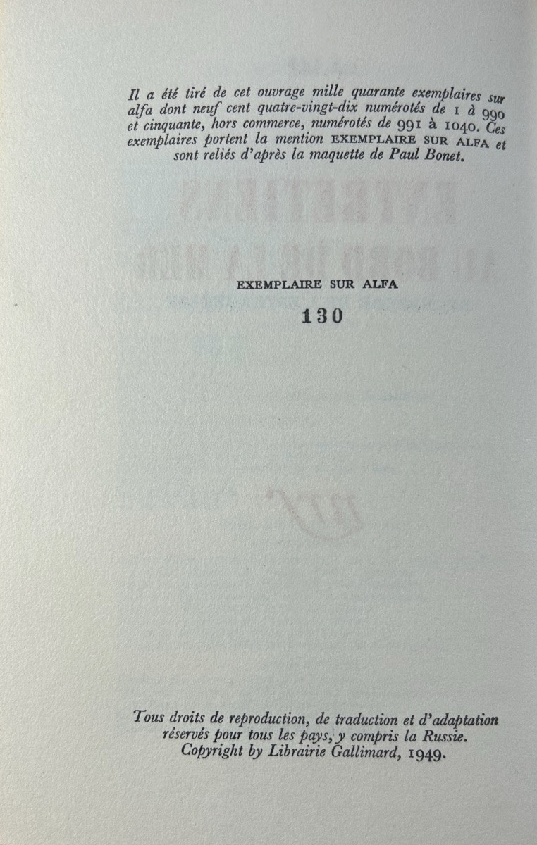 Alain - Conversations By The Sea. In Search Of Understanding. Bonet Binding, 1949.-photo-2