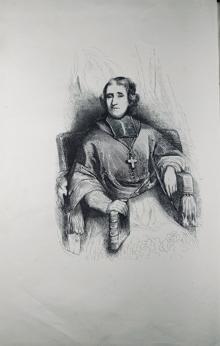 [BARON & CELESTIN NANTEUIL] - FÉNELON - Les aventures de Télémaque. Mallet, 1840, cartonnage.-photo-3