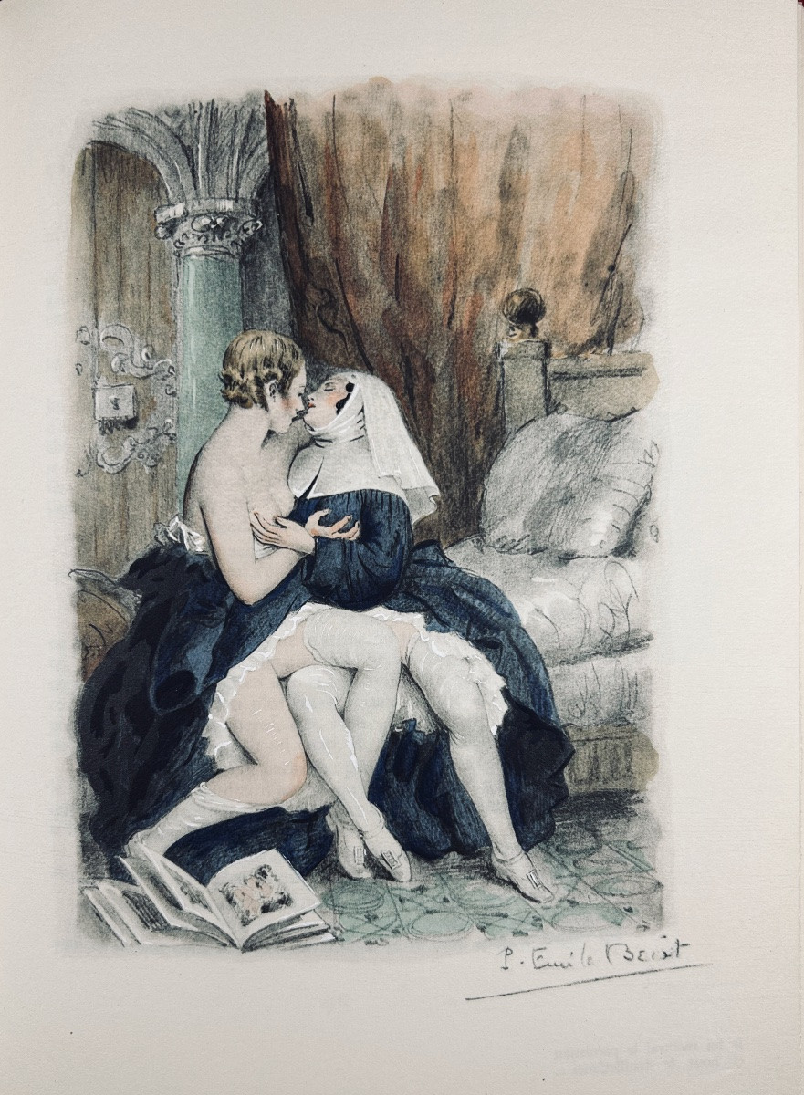 [bécat] - Aretin - Les Ragionamenti. La Nef d'Argent, 1944, Paperback, 2 Volumes.-photo-2