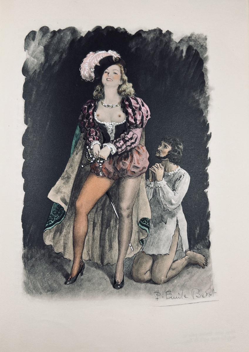 [bécat] - Aretin - Les Ragionamenti. La Nef d'Argent, 1944, Paperback, 2 Volumes.-photo-3