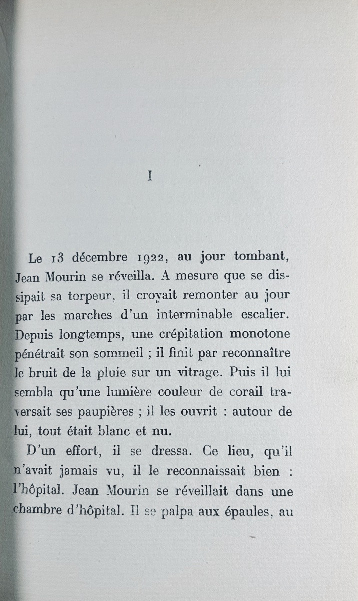 Béraud (henri) - Lazare. Albin Michel, 1924, Bound In Half Brown Basane, Numbered Copy.-photo-2
