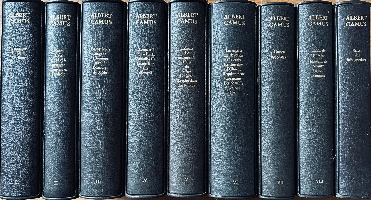 Camus (albert) - Complete Works.  Imprimerie Nationale, 1978, Illustration Collective.-photo-3