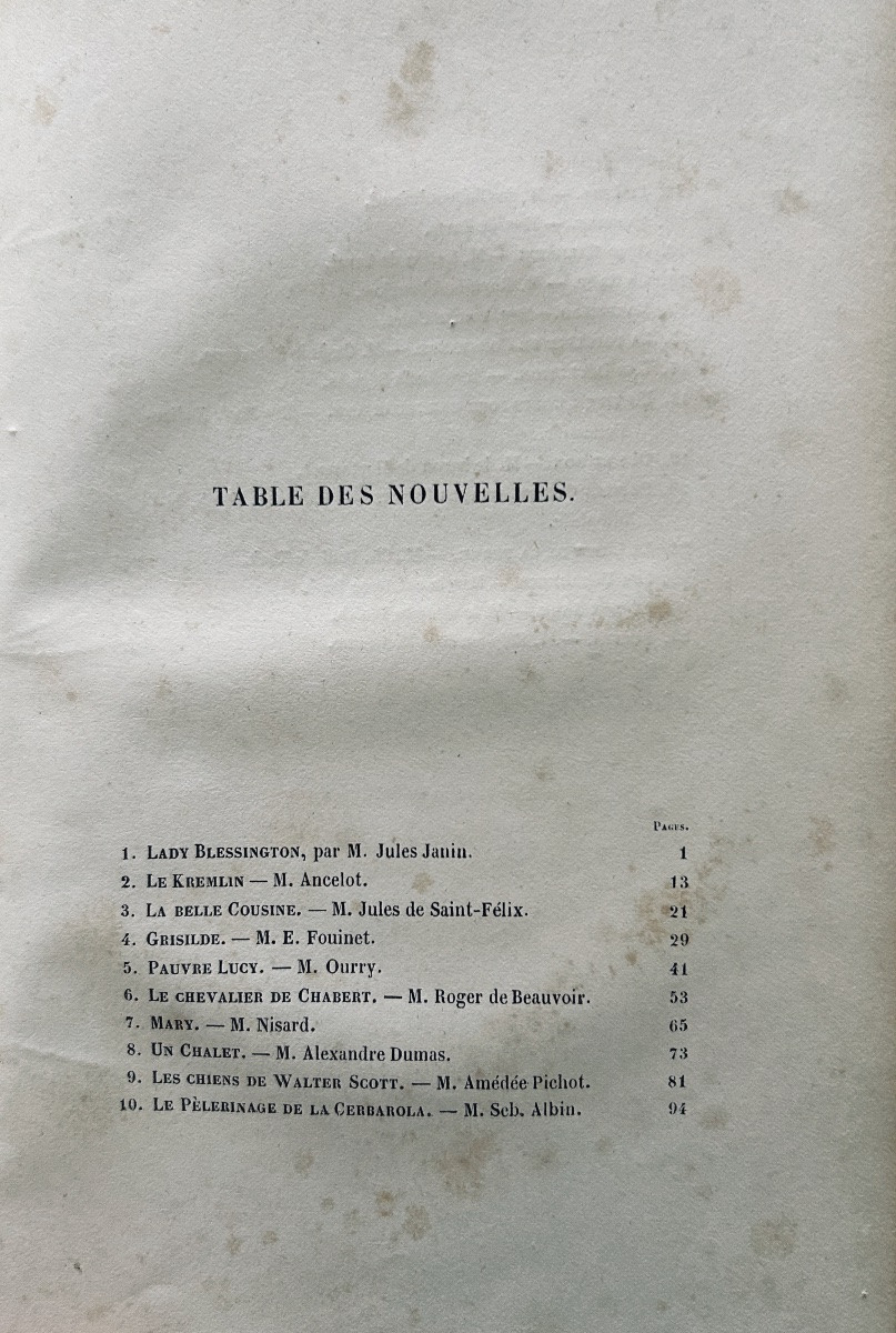 Paris-londres, Keepsake Français, 1838, Unpublished Short Stories. Delloye, Desmé & Cie, 1839.-photo-4