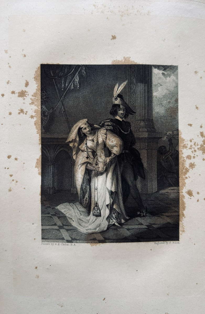 Paris-londres, Keepsake Français, 1838, Unpublished Short Stories. Delloye, Desmé & Cie, 1839.-photo-3