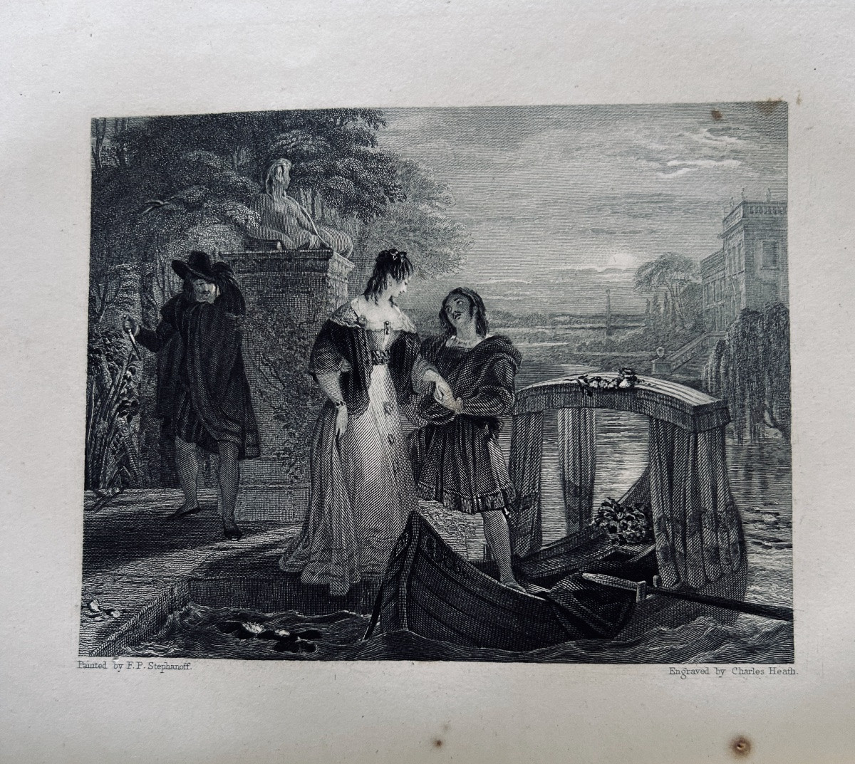Paris-londres, Keepsake Français, 1838, Unpublished Short Stories. Delloye, Desmé & Cie, 1839.-photo-4