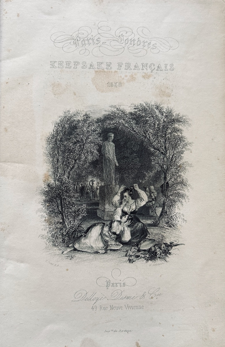 Paris-londres, Keepsake Français, 1838, Unpublished Short Stories. Delloye, Desmé & Cie, 1839.