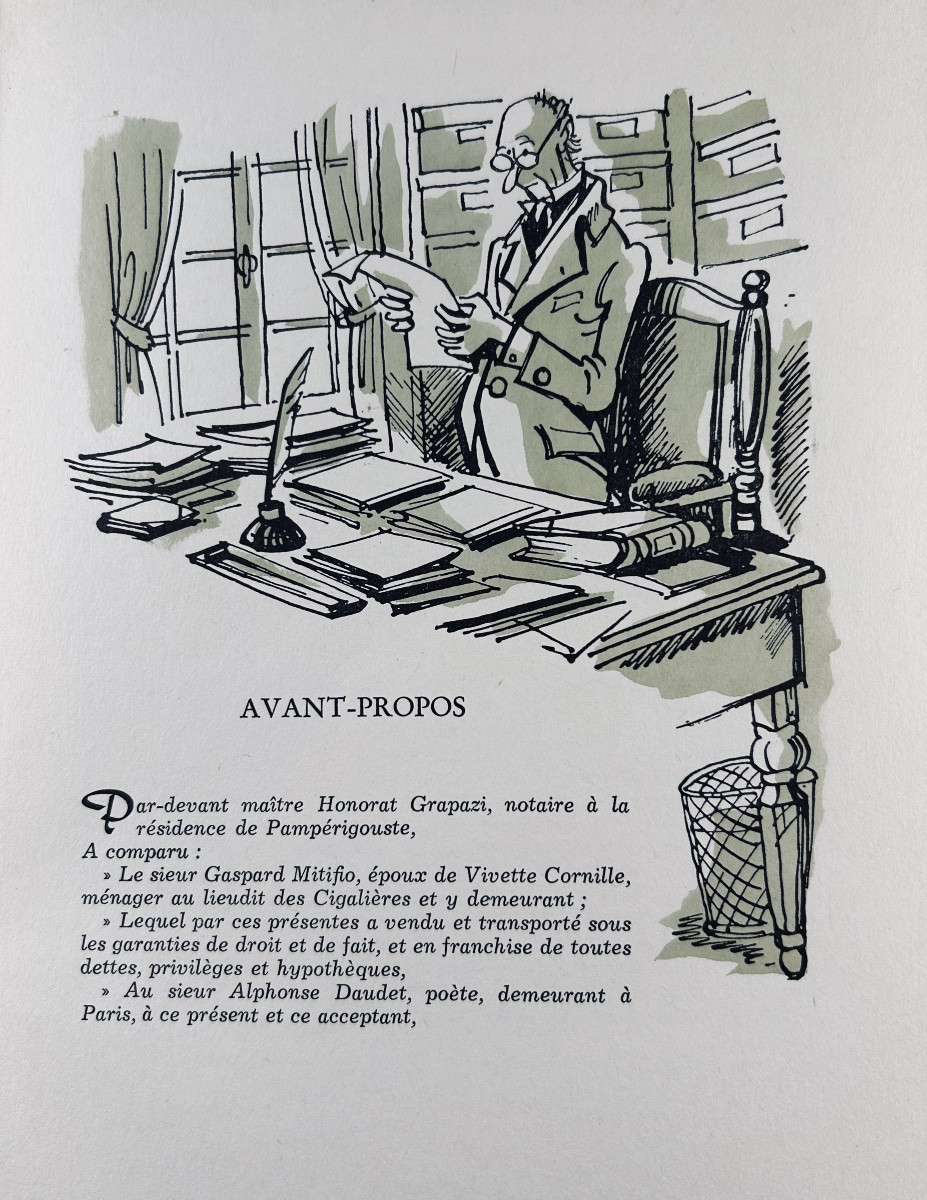 DAUDET (Alphonse) - Lettres de mon moulin. Terre Latines, vers 1960, illustré par COLLOT.-photo-4