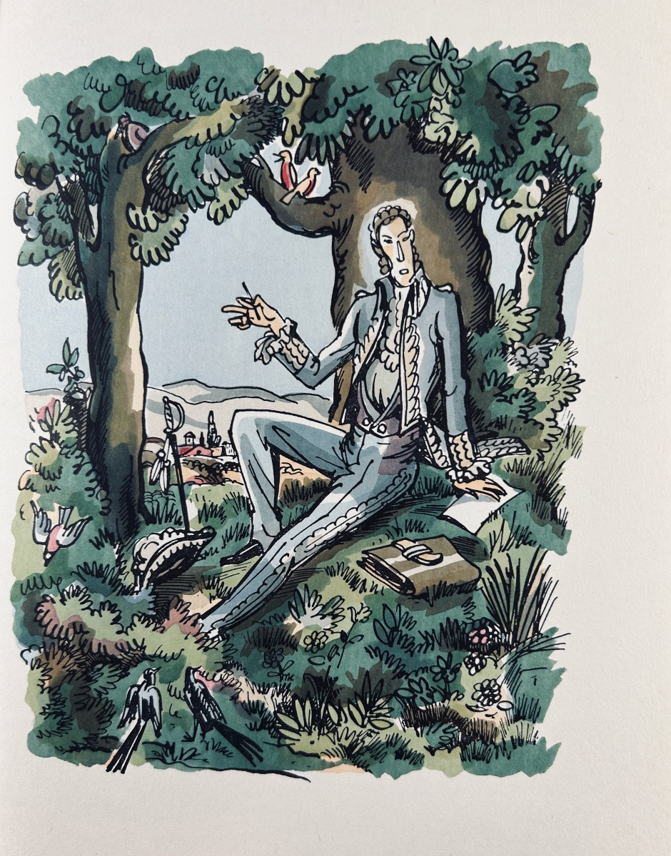 DAUDET (Alphonse) - Lettres de mon moulin. Terre Latines, vers 1960, illustré par COLLOT.-photo-5