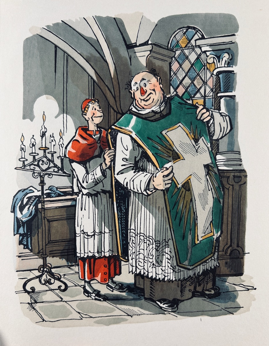 DAUDET (Alphonse) - Lettres de mon moulin. Terre Latines, vers 1960, illustré par COLLOT.-photo-6