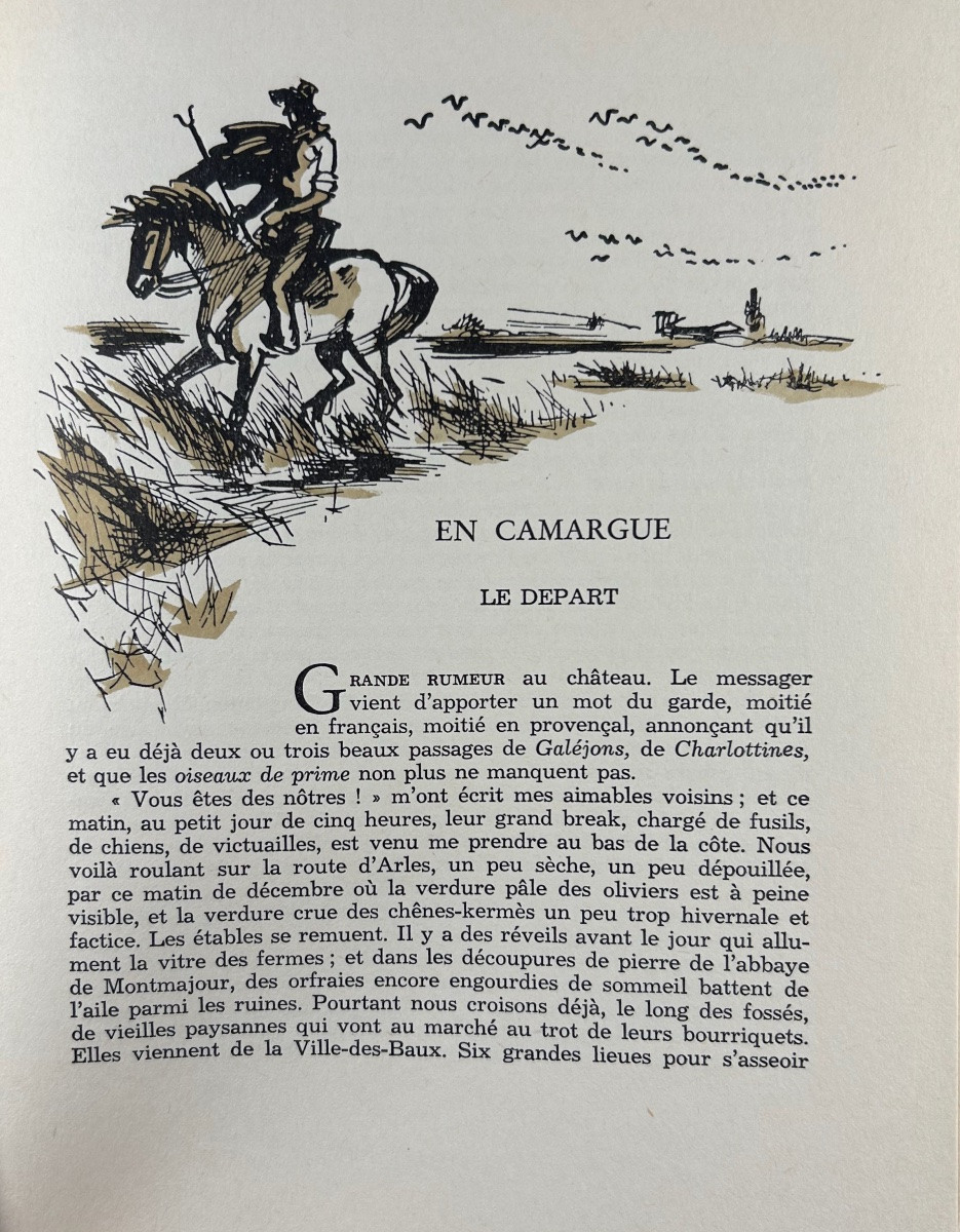 DAUDET (Alphonse) - Lettres de mon moulin. Terre Latines, vers 1960, illustré par COLLOT.-photo-8