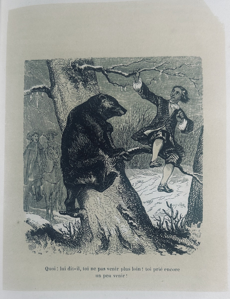 Defoe (daniel) - Adventures Of Robinson Crusoe. Lehuby, Circa 1850. Vintage Binding, Illustrated.-photo-8